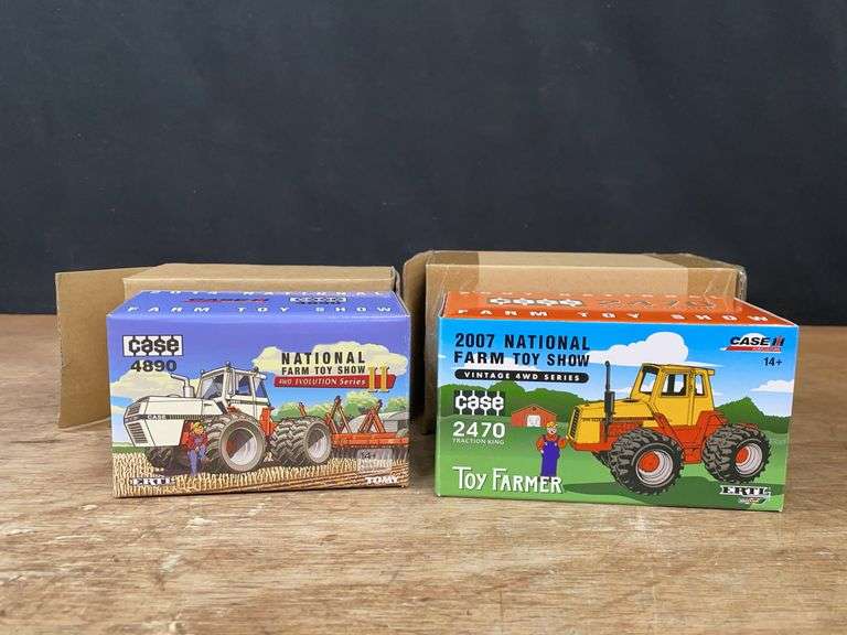 (2) 1/64 Case 2470 + 4890 NFTS NIB Ertl image