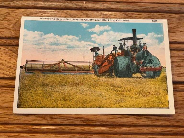 Best Tractor Postcard image
