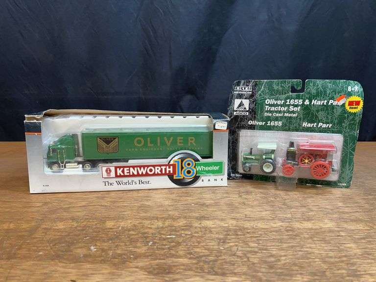 (2) 1/64 Oliver Semi + Tractor Set NIB image