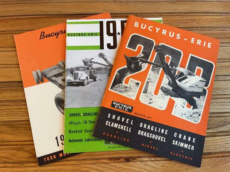 (3) Bucyrus-Erie Sales Literature image