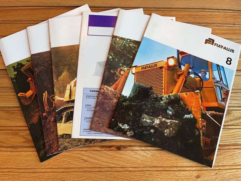 (6) Fiat-Allis Crawler Sales Literature image