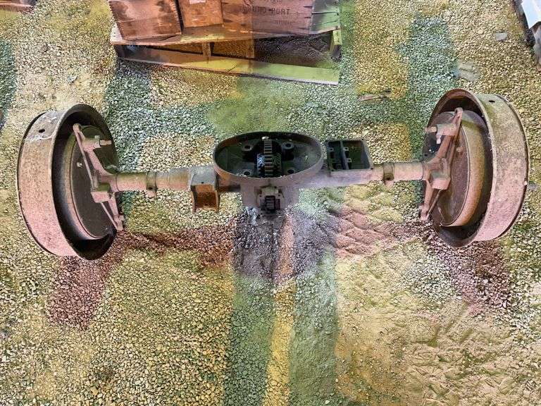 Cast Rear End With Wheel Hubs image