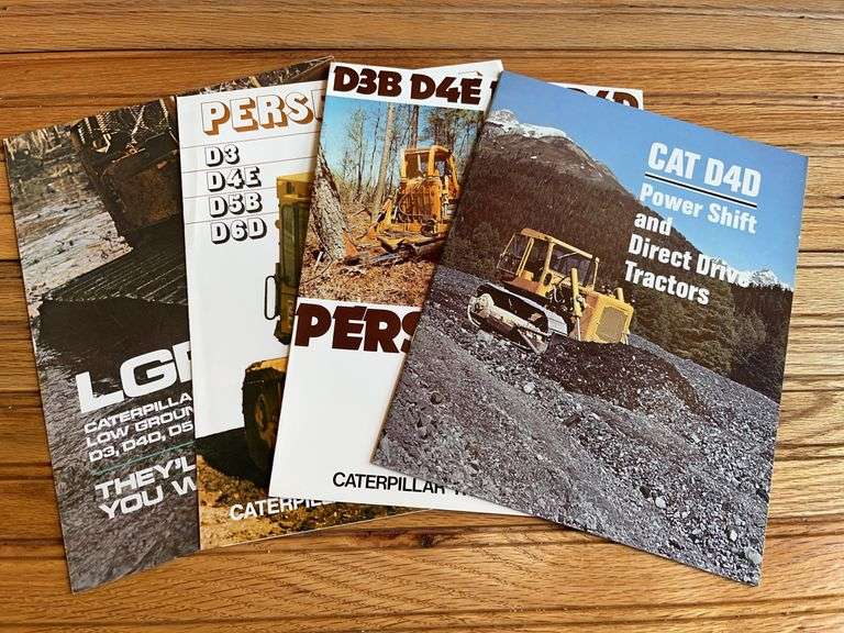 (4) Caterpillar Crawler Sales Literature image