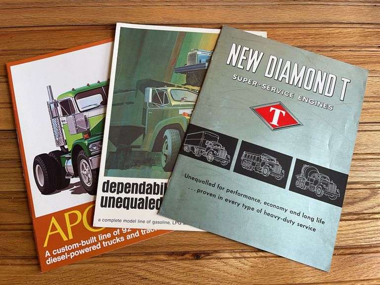 (3) Diamond T + Diamond Reo Truck Sales Literature image