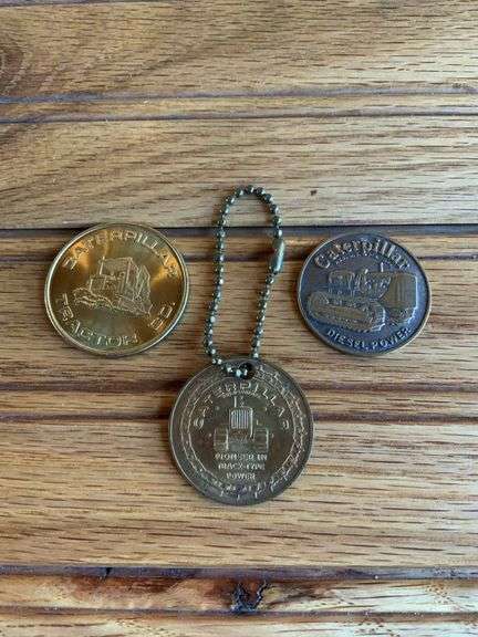 (3) Caterpillar Coins image