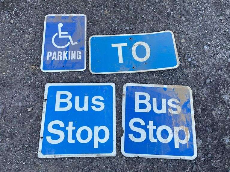 (4) Street Signs image