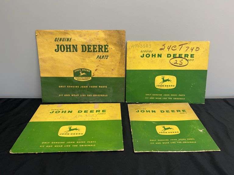 (4) John Deere Parts Envelopes image