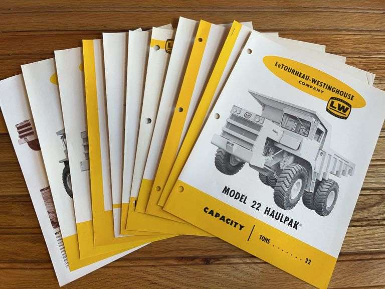 (11) Le Tourneau Westinghouse Truck Sales Literature image