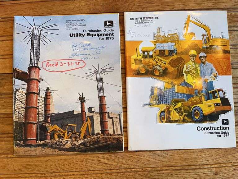 (2) John Deere Industrial Purchasing Guides image