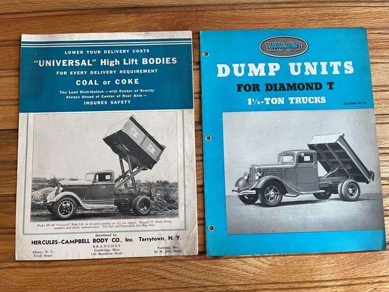 (2) Truck Dump Body Sales Literature image