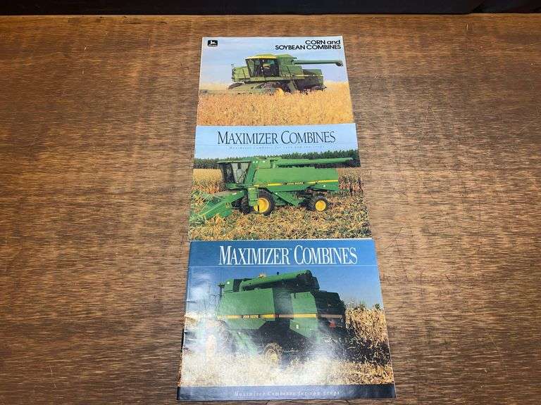 (3) John Deere Combine Sales Literature image