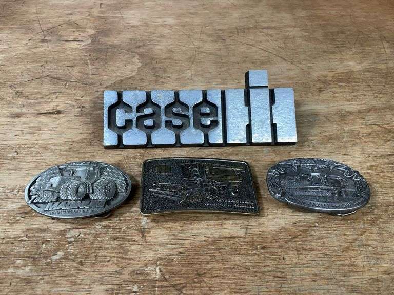 (4) Case-IH Badge + Belt Buckles image