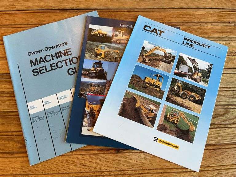 (3) Caterpillar Sales Literature image