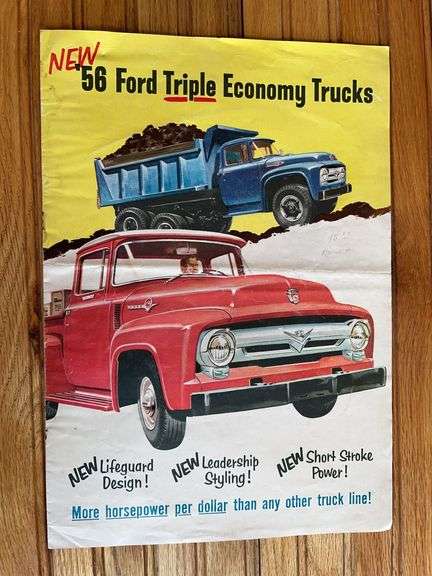 1956 Ford Truck Sales Literature image