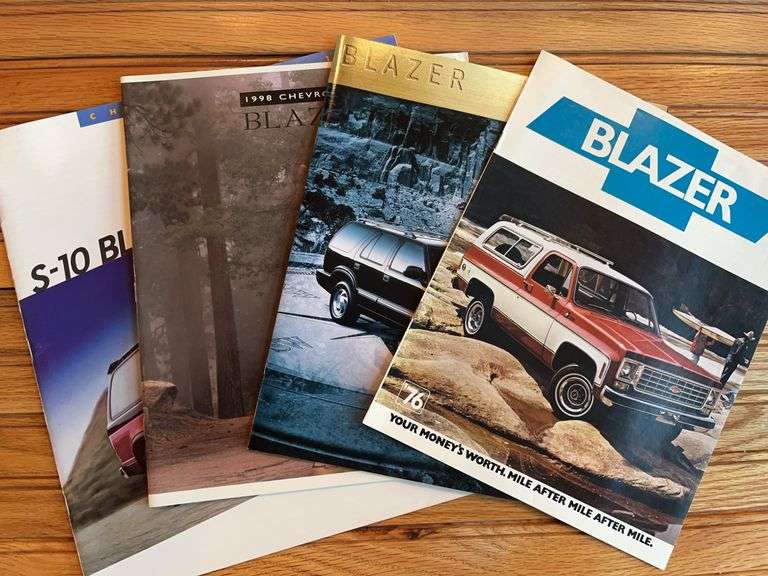 (4) Chevy Blazer Sales Literature image