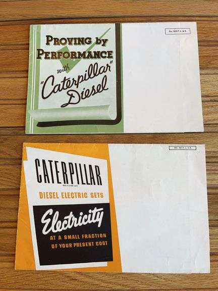 (2) Caterpillar Sales Literature image