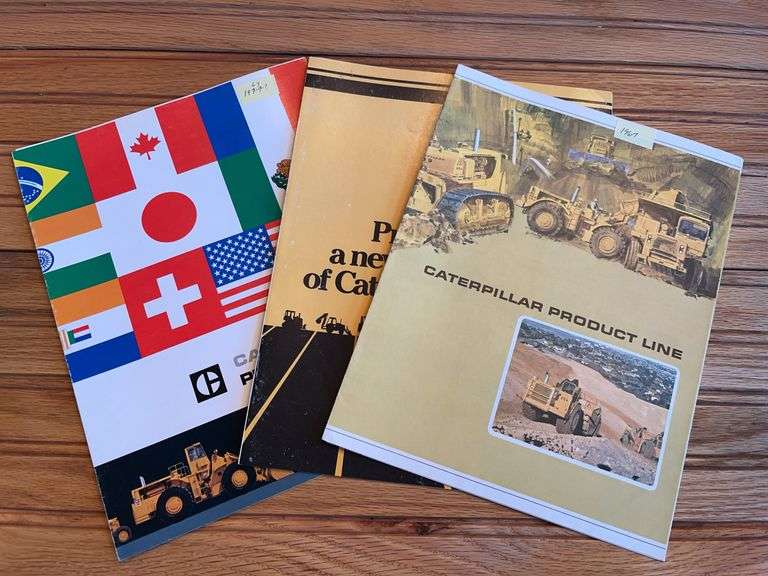(3) Caterpillar Sales Literature image