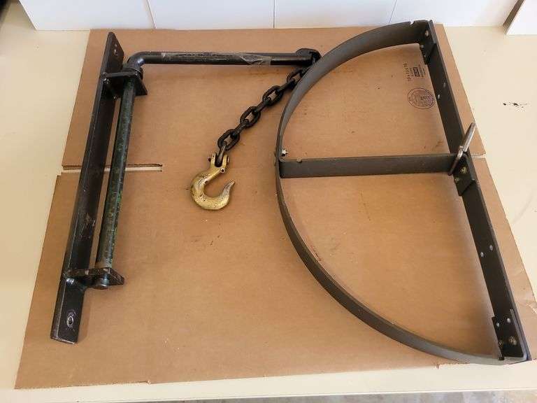 Calphalon 24" Hard Anodized Half Round Pot Rack And Kettle Hook Lot image