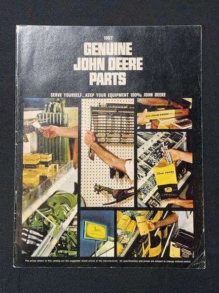 1967 John Deere Genuine Parts Catalog image