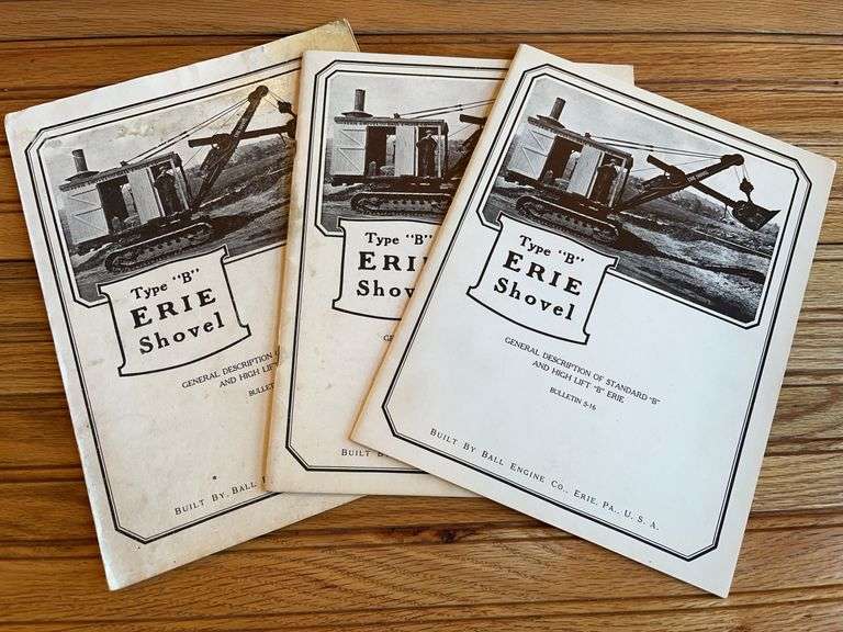 (3) Erie Shovel Sales Literature image