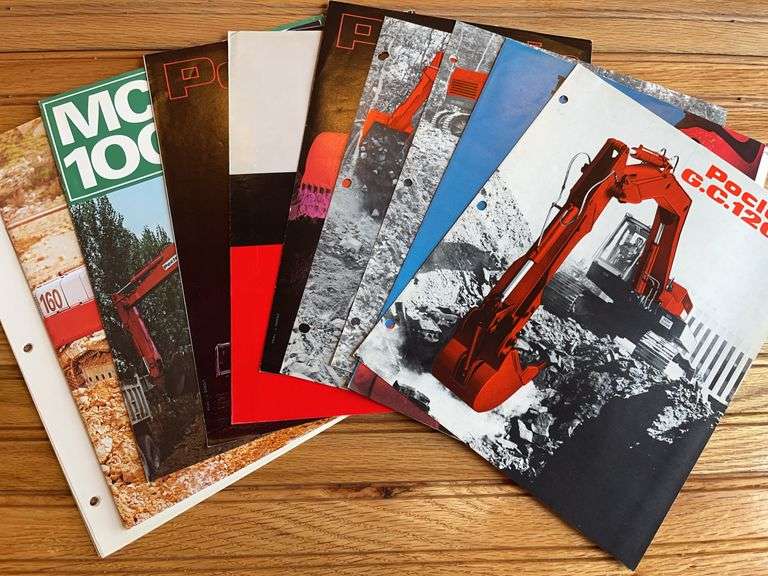 (10) Poclain Excavator Sales Literature image