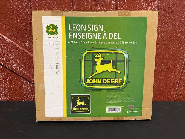 John Deere Neon Sign NIB image