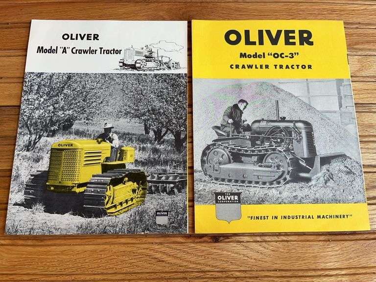 (2) 1953 Oliver Crawler Sales Literature image