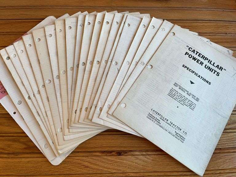 (21) Caterpillar Comparative Specifications image