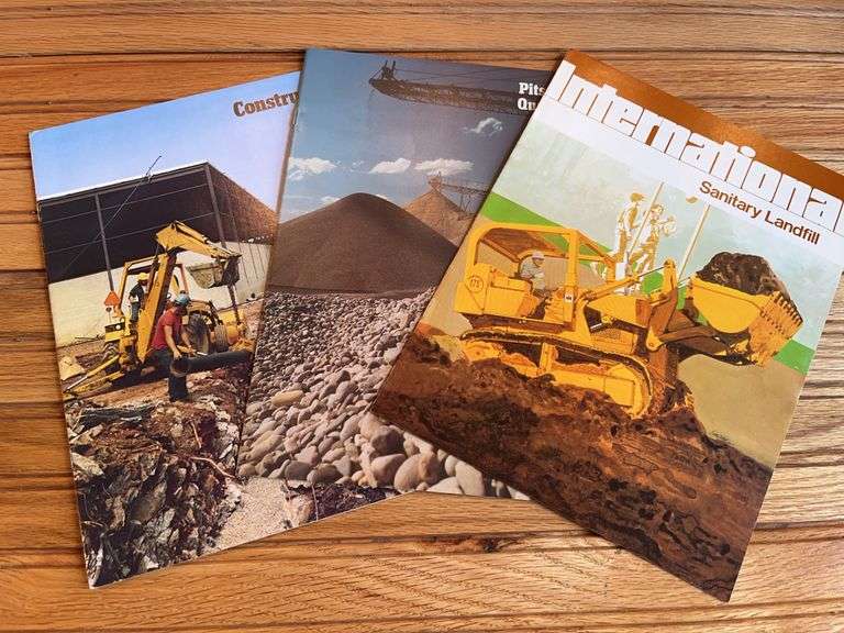 (3) International Construction Equipment Sales Literature image