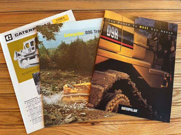 (3) Caterpillar D9 Crawler Sales Literature image