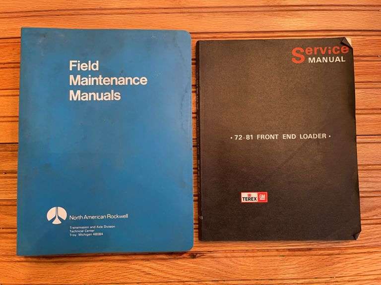 (2) Terex + Rockwell Manuals image