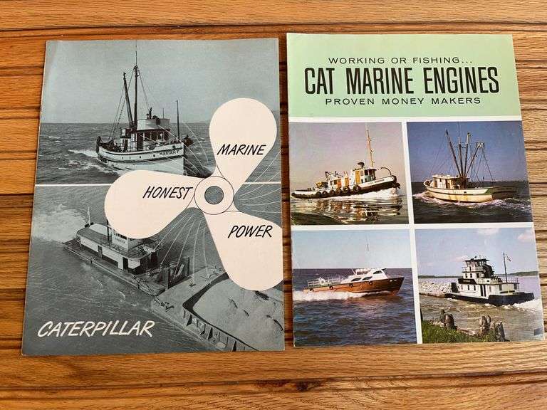 (2) Caterpillar Marine Engine Sales Literature image