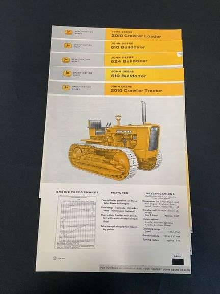 (5) John Deere Industrial Spec Sheets image