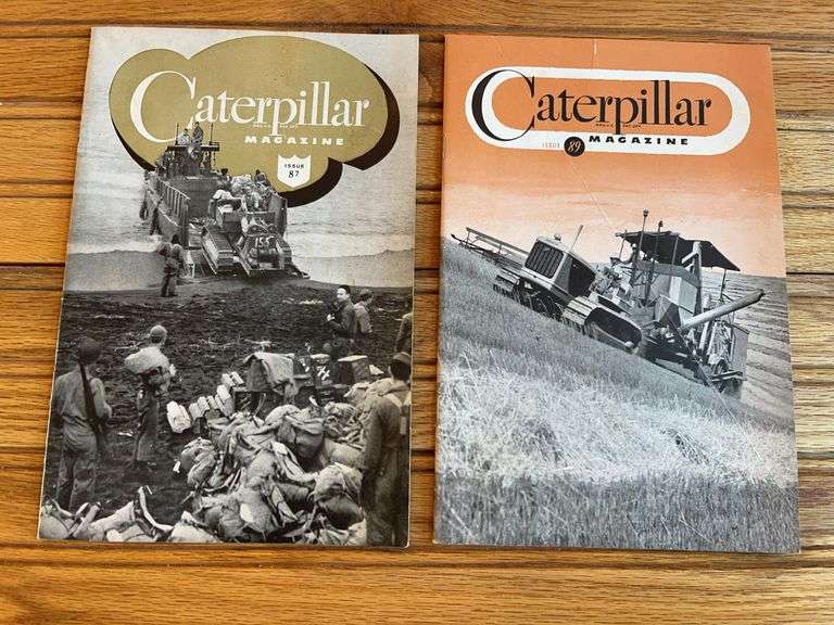(2) Caterpillar Magazines image