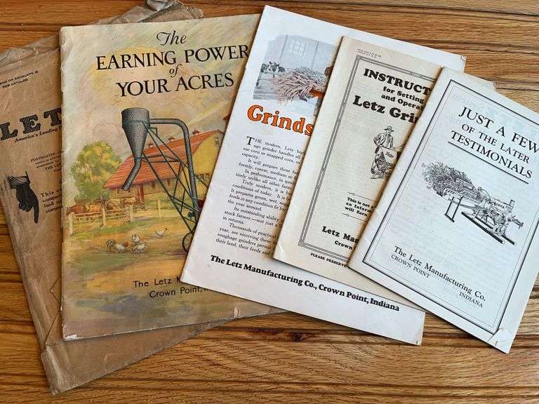 (4) Letz Mfg. Co. Sales Literature image