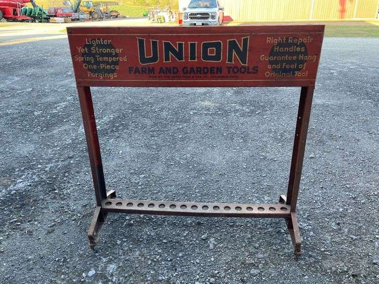 Union Farm and Garden Tools Display Rack image