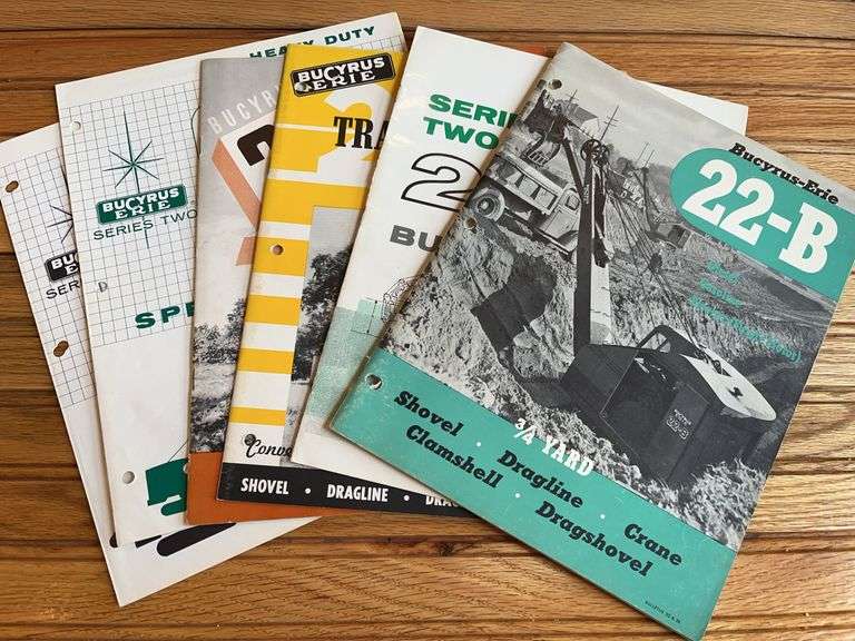 (6) Bucyrus-Erie 22-B Sales Literature image