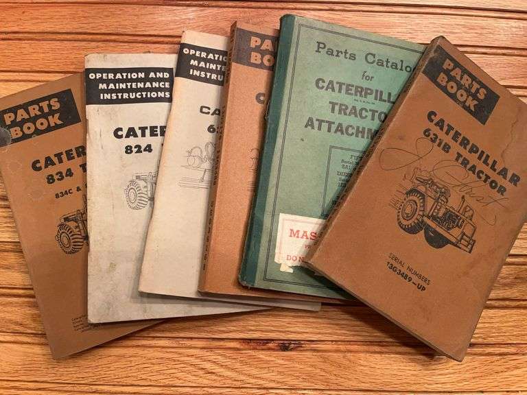 (6) Caterpillar Tractor Manuals image