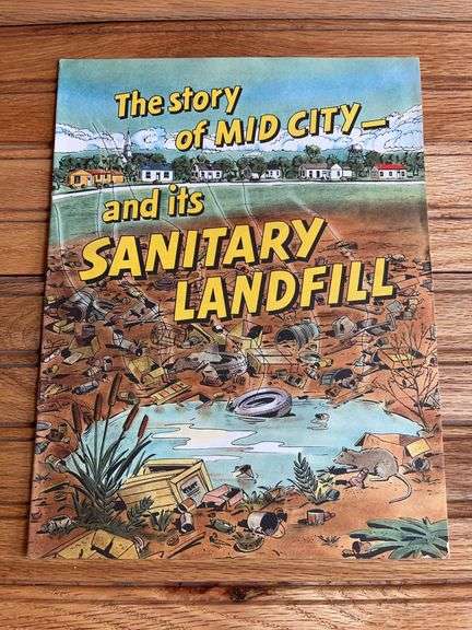 Caterpillar Sanitary Landfill Sales Literature Comic image