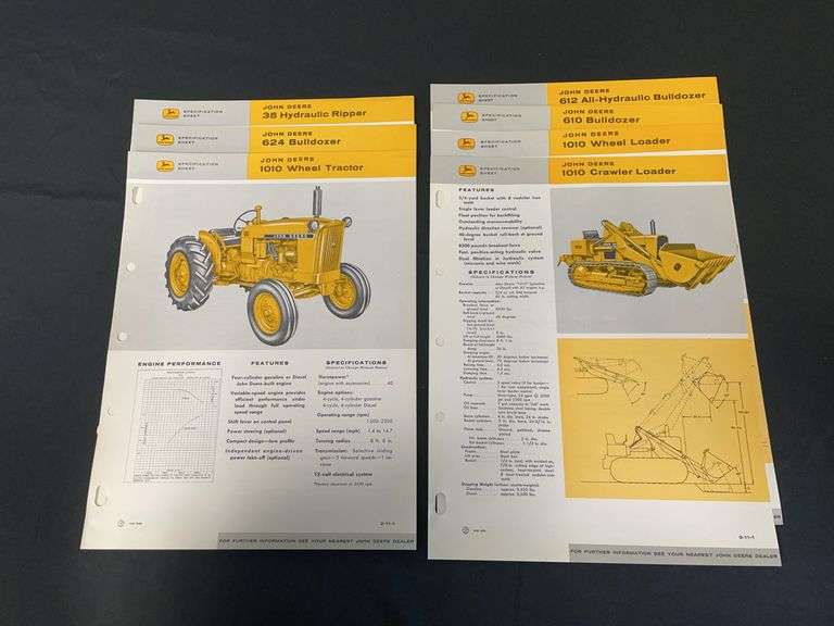 (7) John Deere Industrial Spec Sheets image