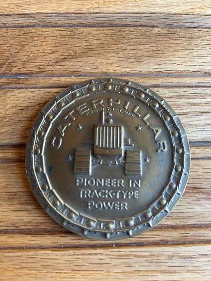 1954 Caterpillar 50 Years On Tracks Medallion image