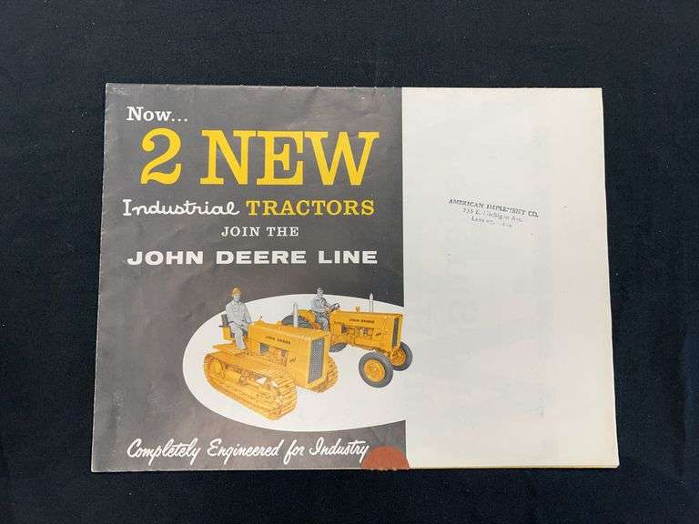 1957 John Deere Industrial Tractors Sales Literature image