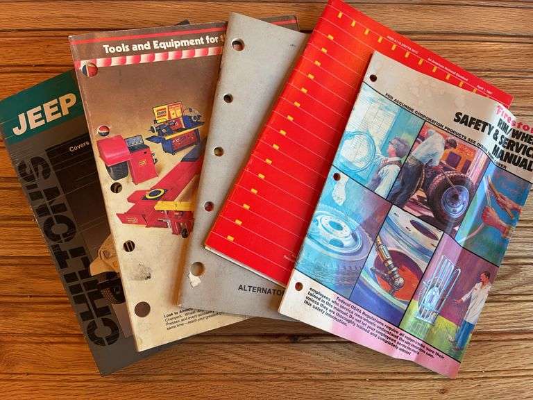 (5) Automotive Manuals + Catalog image