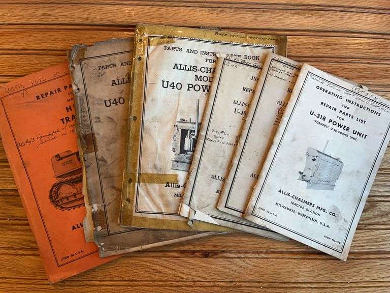 (6) Allis Chalmers Manuals image