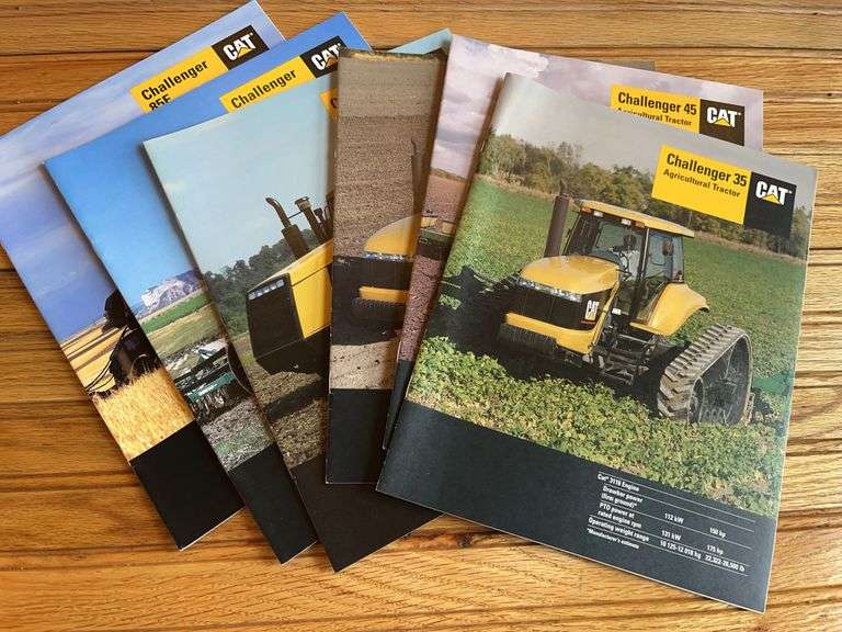 (6) Caterpillar Challenger Tractor Sales Literature image