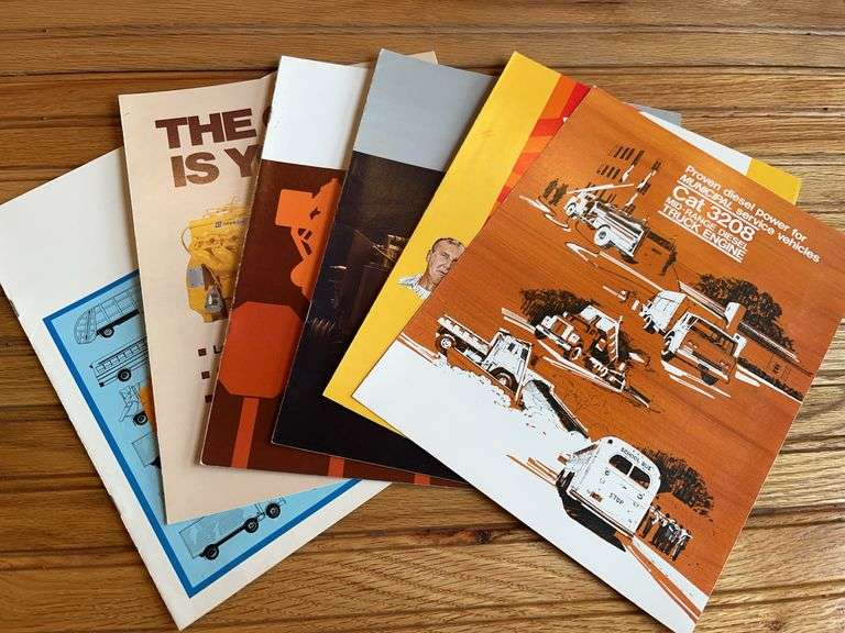 (6) Caterpillar Engine Sales Literature image