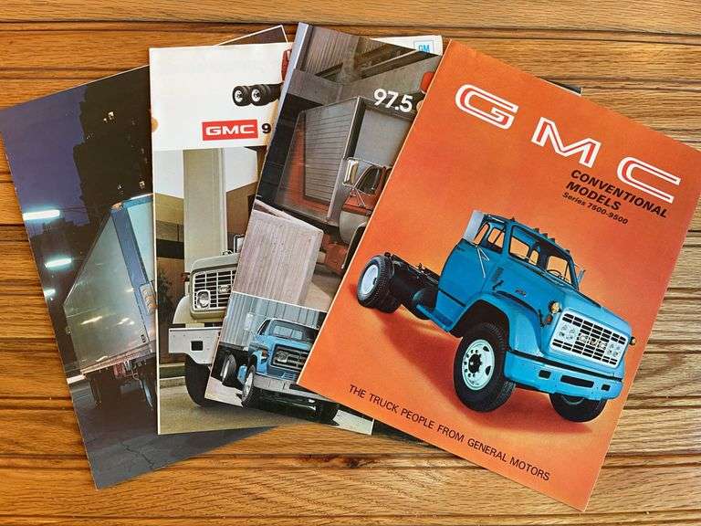 (4) GMC Truck Sales Literature image