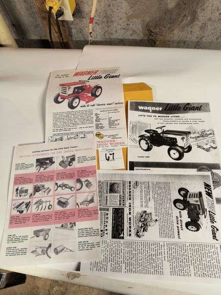 Little Giant Tractor Sales Lit. image