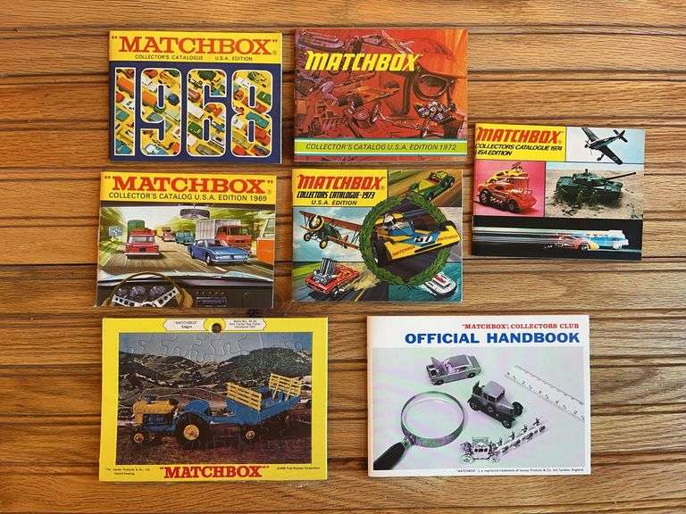(7) Matchbox Catalog + Puzzle image