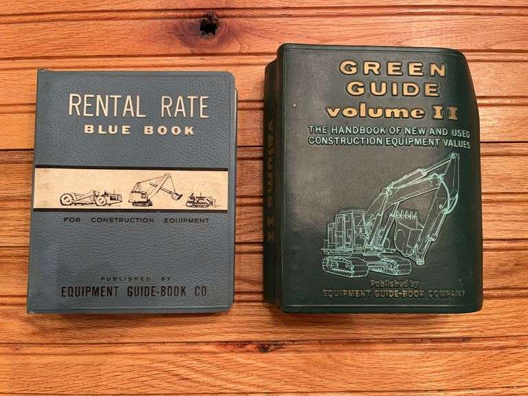 (2) Green Guide + Rental Rate Books image